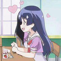 动漫女生头像要长头发可爱点