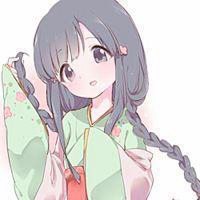 微信头像女生动漫侧面低着头