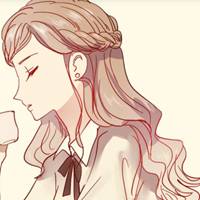 微信头像紫色系女生动漫头像