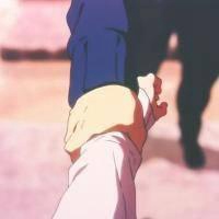 微信头像女生动漫侧面低着头