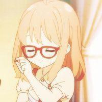 高冷动漫黑白系头像女生头像