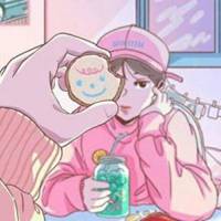 简约动漫粉色头像女生头像吧