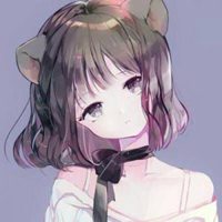 超好看黑白动漫头像女生头像