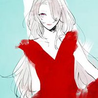 带字唯美动漫女生头像小清新