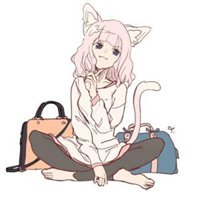 微信头像戴帽子动漫女生头像