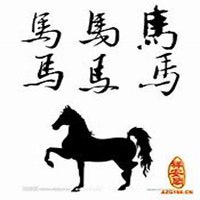 生肖属马旺财微信头像
