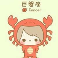 巨蟹座真人女生头像