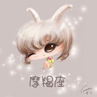 摩羯座头像带字真人