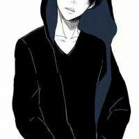 二次元悲伤唯美男生头像图片带字