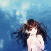 忧郁古风动漫头像女生