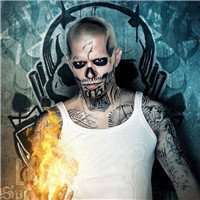 微信小丑哭泣面具头像