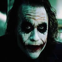 黑白女生小丑头像