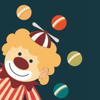 微信小丑面具悲伤头像