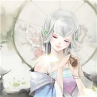 银发唯美cosplay头像