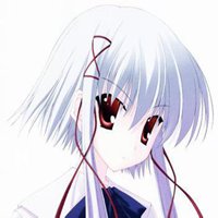 银发黑衣动漫头像