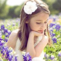 花海短发头像唯美图片