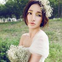 花海边背影美女头像