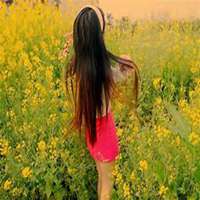 站在花海中头像