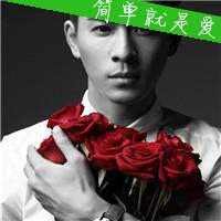 背后拿玫瑰头像