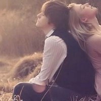 背靠背图片情侣头像 背靠背图片情侣头像