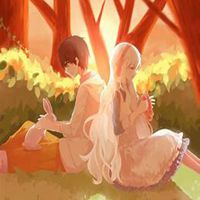 缘之空情侣头像背靠背