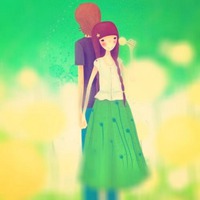 背靠背情侣头像黑白 背靠背情侣头像黑白