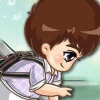 逗号刘海男头像