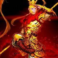 水墨画孙悟空头像