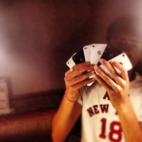 土豪小孩炫富头像