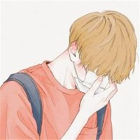 戴口罩侧脸男头像黑白头像男生