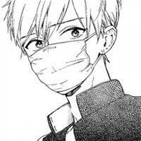 微信头像戴口罩男生头像黑白头像一对