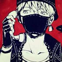 戴口罩微信动漫头像男生头像黑白