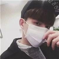 戴口罩微信动漫头像男生头像黑白