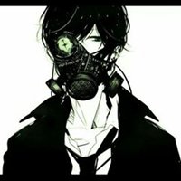 戴口罩动漫头像男生头像黑白头像