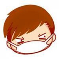 微信头像男戴口罩黑白头像一对