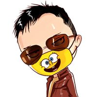 戴口罩微信动漫头像男生头像黑白