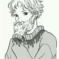 男动漫戴口罩头像黑白头像一对