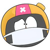 戴黑口罩男头像