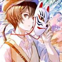 帅气戴口罩动漫男生头像黑白头像