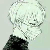 微信头像男自拍戴口罩躺在床上