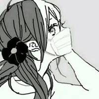 微信戴口罩女生情侣头像