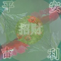 平安吉利，招财，福寿花图像