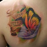 拽拽纹身女人头像