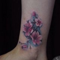 非主流纹身女人头像