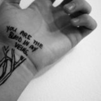 复古纹身女人头像高清