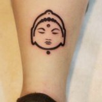 头像纹身女人很酷