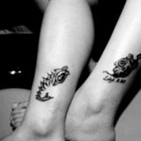 唯美纹身女人头像大全