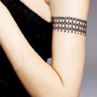 欧美少纹身女人头像