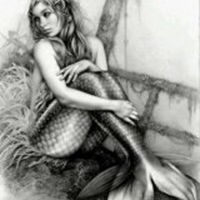 戏剧头像纹身女人