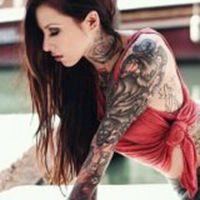 微信头像纹身女人霸气头像图片